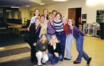 A Group of girls who lived on the 12th floor of Gage in 1999.