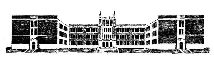 Artist's sketch of Old Main