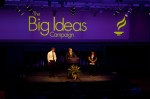 President Davenport, Kurtis Malecha and Lorraine Trevino at Big Ideas Campaign launch
